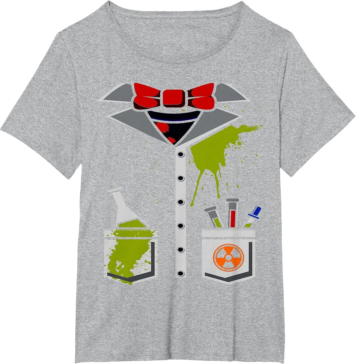 Mad Scientist Costume Halloween Carnival Science Chemistry T-Shirt - Heather Grey