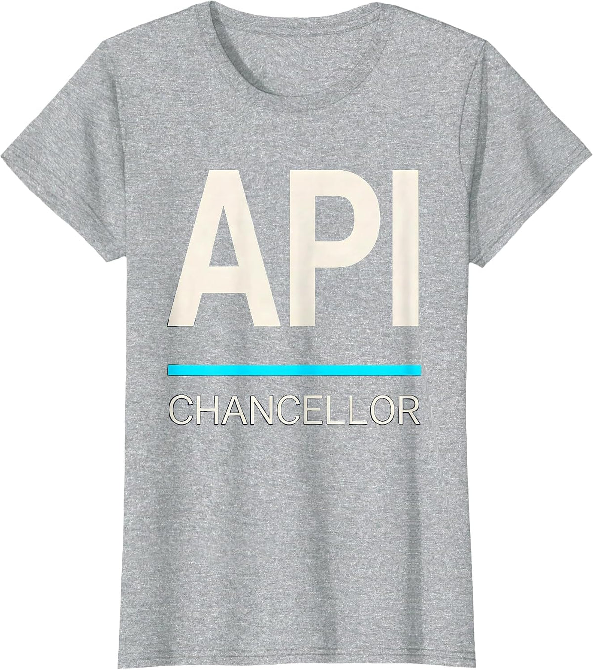 API Chancellor Funny Nerd Tech Worker Software Engineer Gift T-Shirt - Heather Grey
