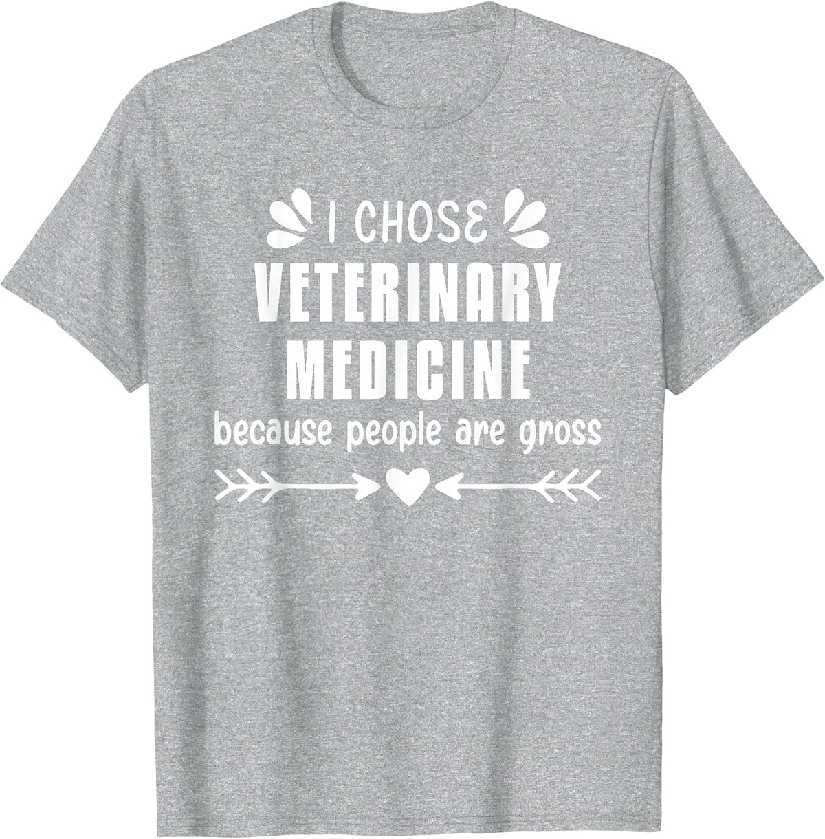 Funny Vet Veterinarian for Men and Women T-Shirt - Heather Grey