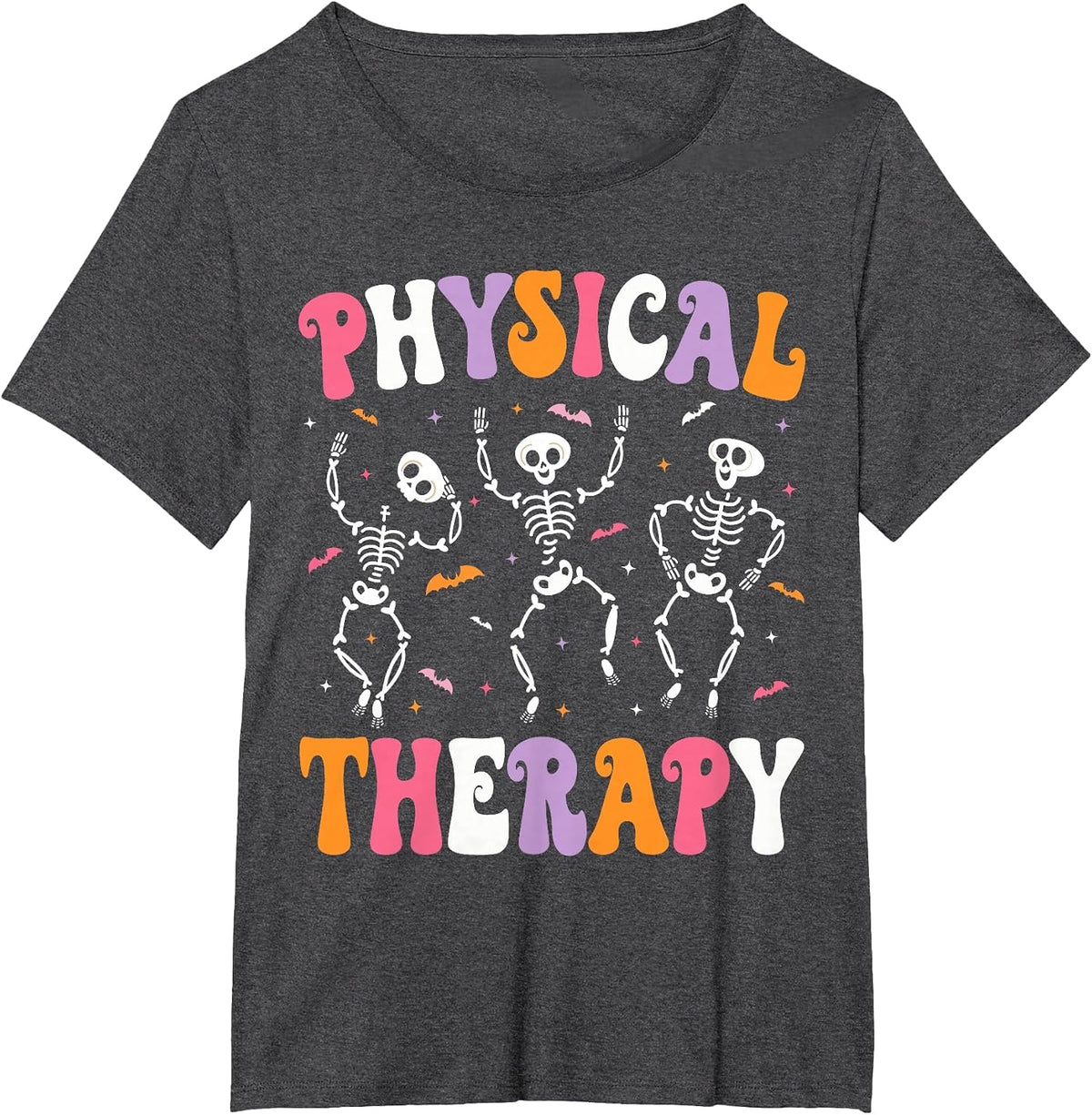 Physical Therapy Halloween Physical Therapist Halloween PT T-Shirt - Dark Heather Grey