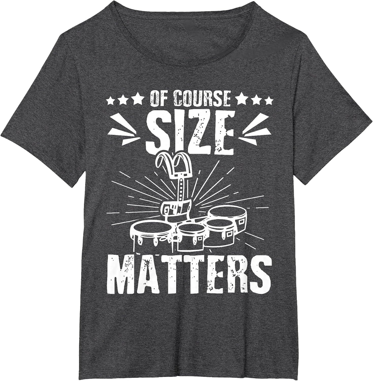 Tenor Drum Stand Quad Drummer Tenor Drum Practice Squad T-Shirt - Dark Heather Grey
