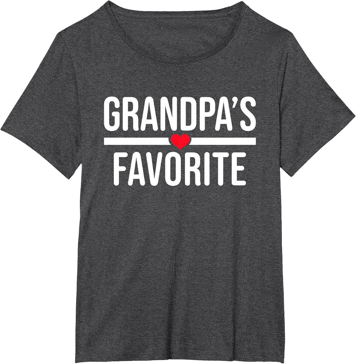 Grandpa's Favorite T-Shirt - Dark Heather Grey