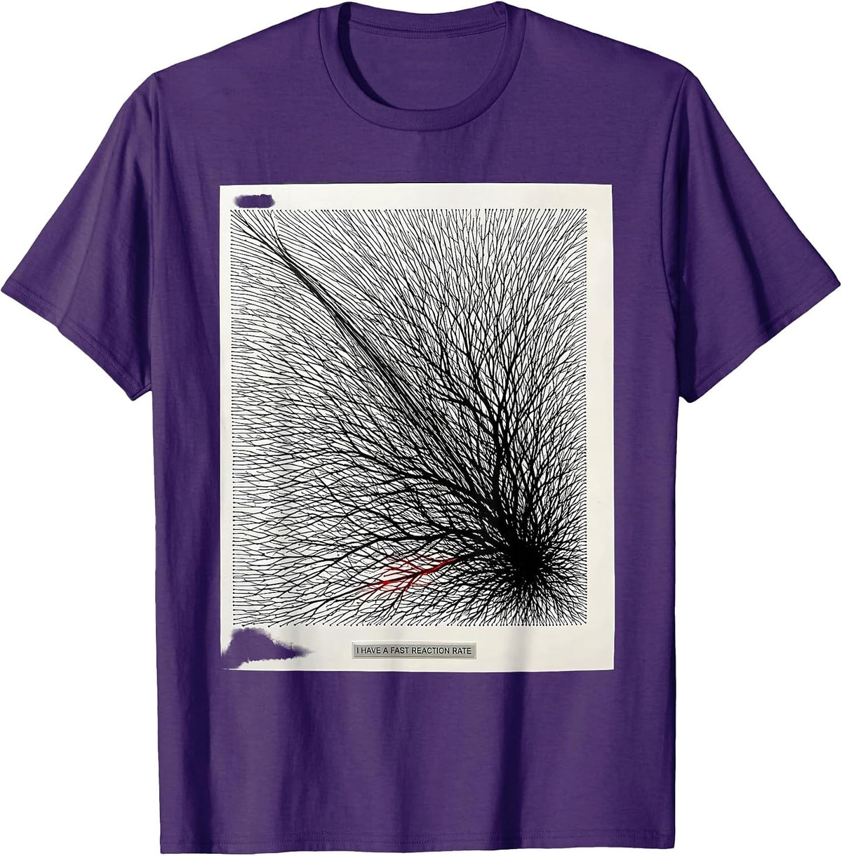 Men's I Have A Fast Reaction Rate Funny Science Chemistry Nerd T-Shirt - Purple
