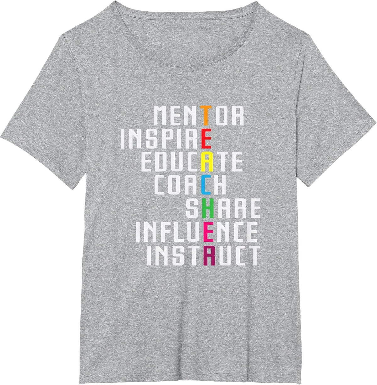 Teacher Inspirational Educator Favorite School Teacher T-Shirt - Heather Grey