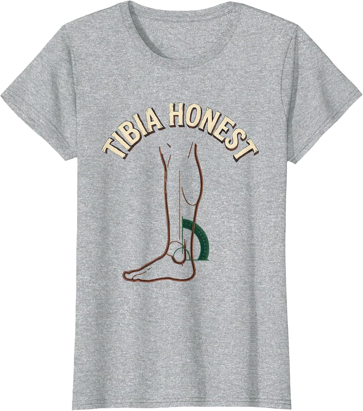 Women's Tibia Honest Vintage Funny Therapist Therapy Team Gift T-Shirt - Heather Grey