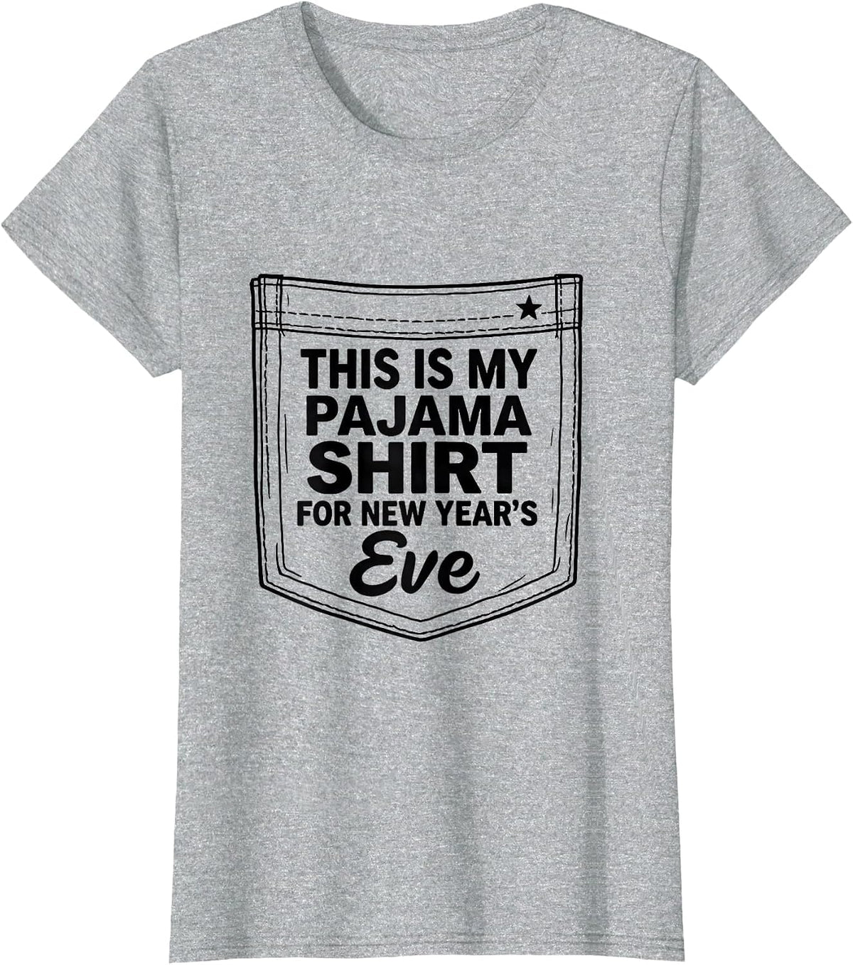 Women's This Is My Pajama Shirt For New Year's Eve Family T-Shirt - Heather Grey