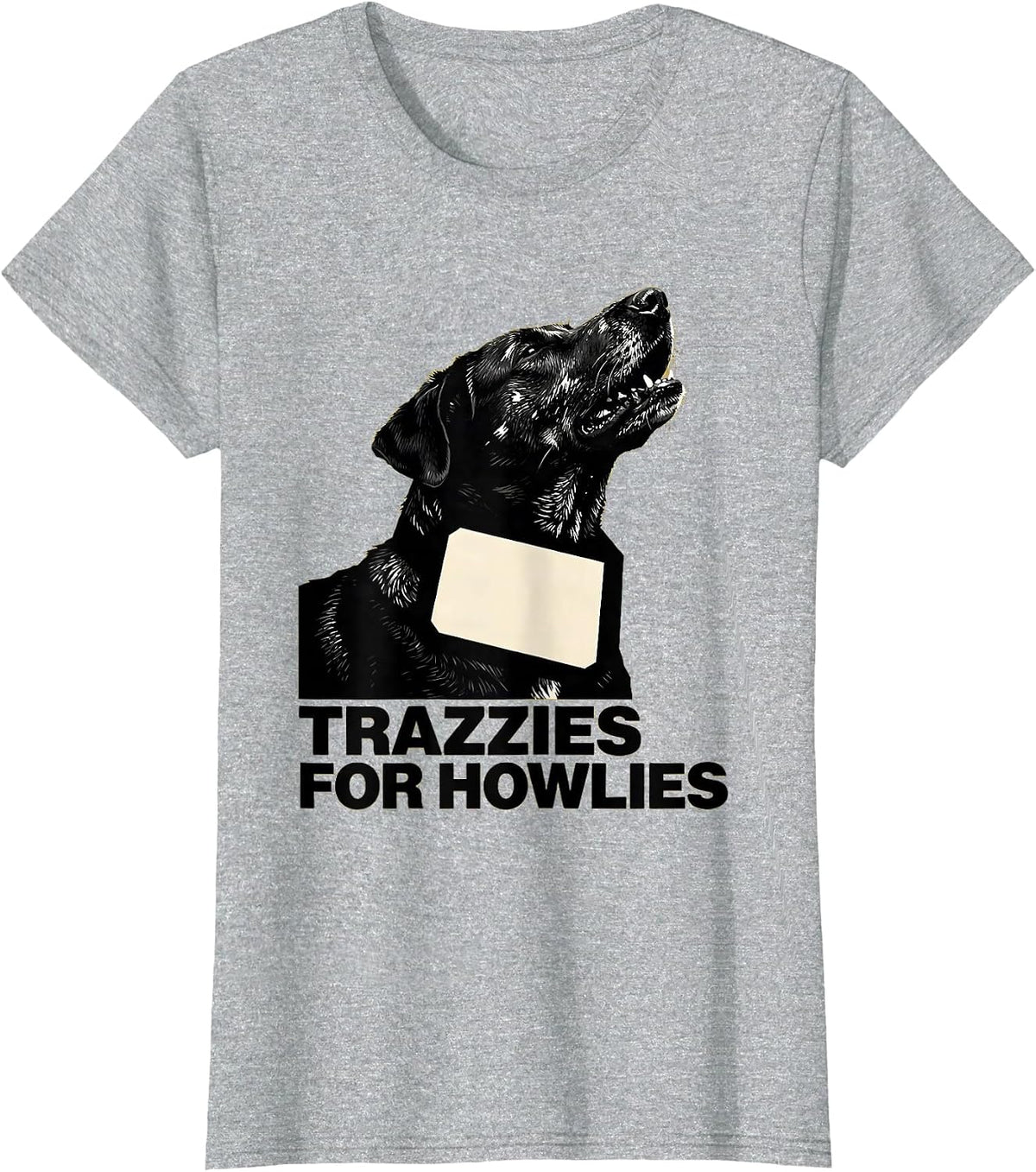 Trazzies For Howlies Midcentury Modern Vet Tech Humor T-Shirt - Heather Grey