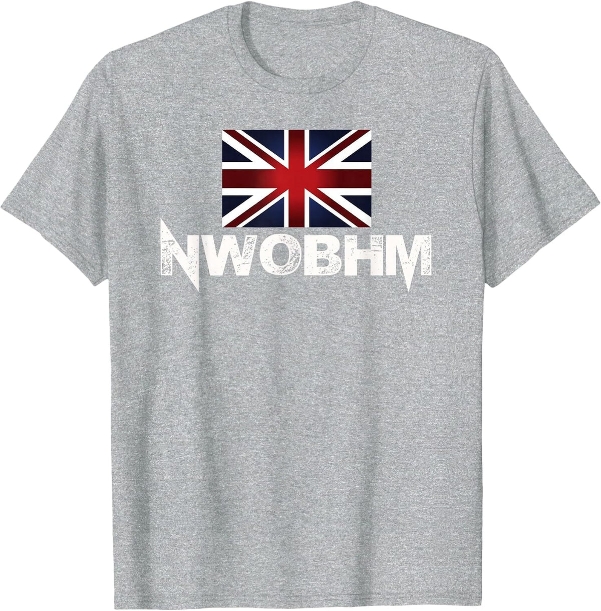 NWOBHM T-Shirt (New Wave of British Heavy Metal) T-Shirt - Heather Grey