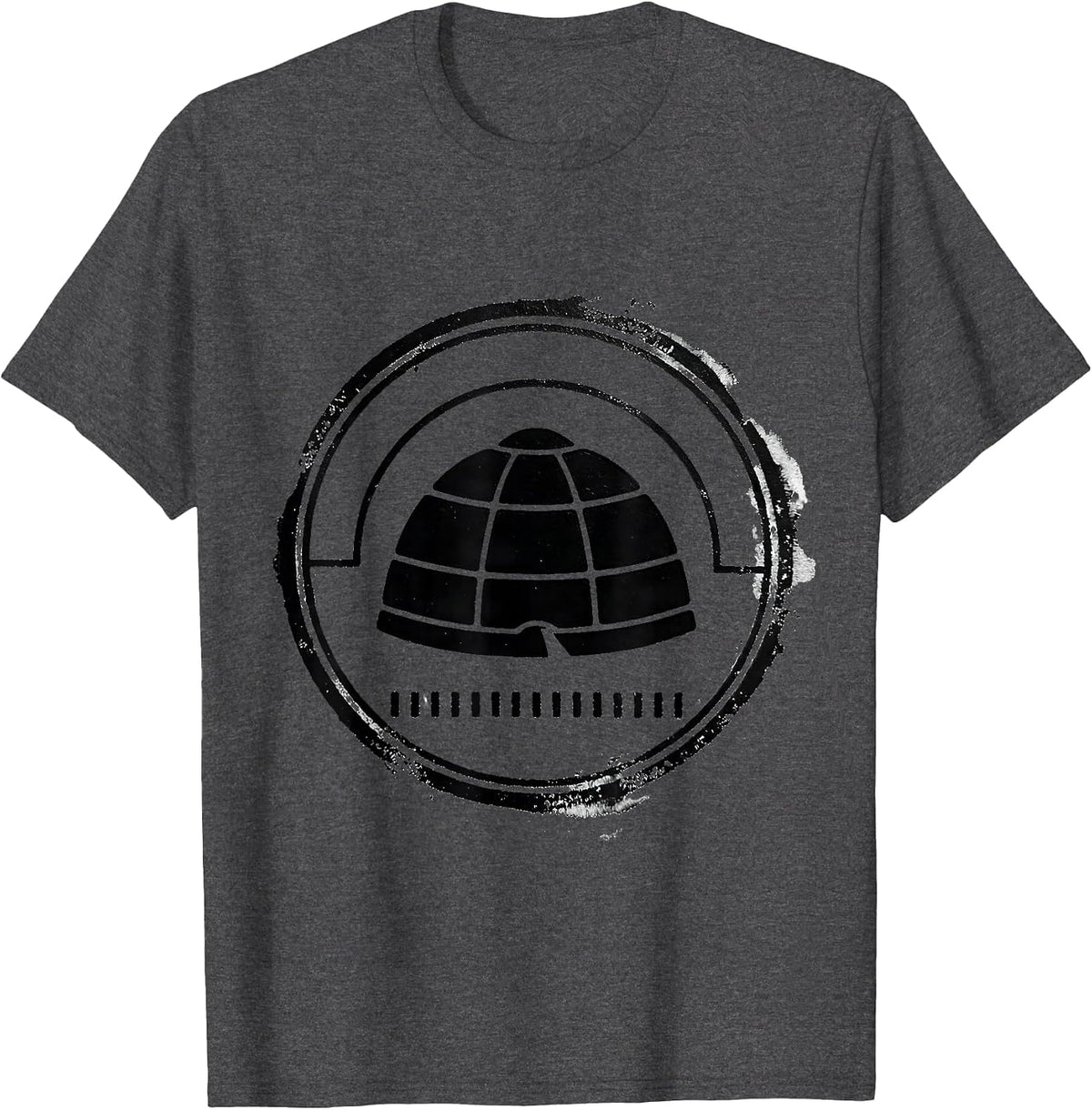 Sea Turtle Seal Ring Rubber Stamp Turtle Lover Humor T-Shirt - Dark Heather Grey
