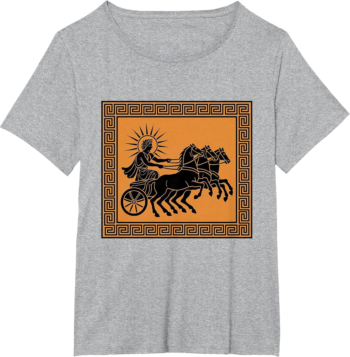 Titan God of the Sun Ancient Art Greek Mythology T-Shirt - Heather Grey