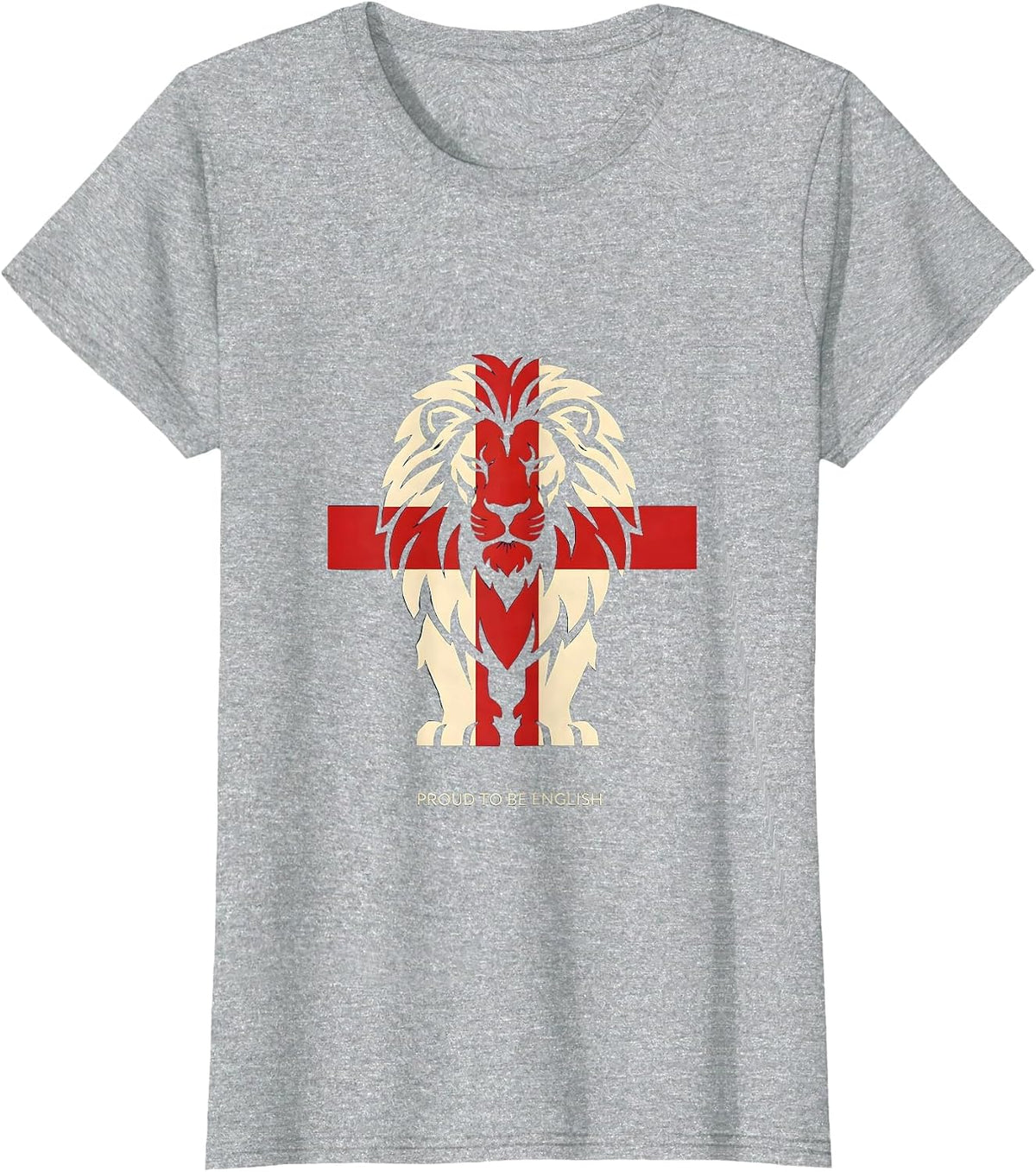 Proud to be English England Pride Design T-Shirt - Heather Grey