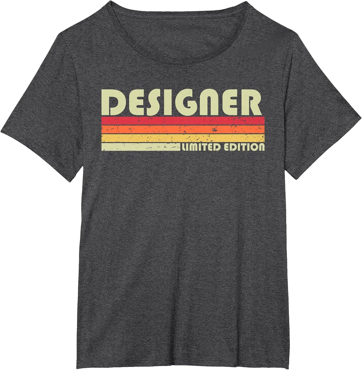 Designer Funny Job Title Profession Birthday Worker Idea T-Shirt - Dark Heather Grey