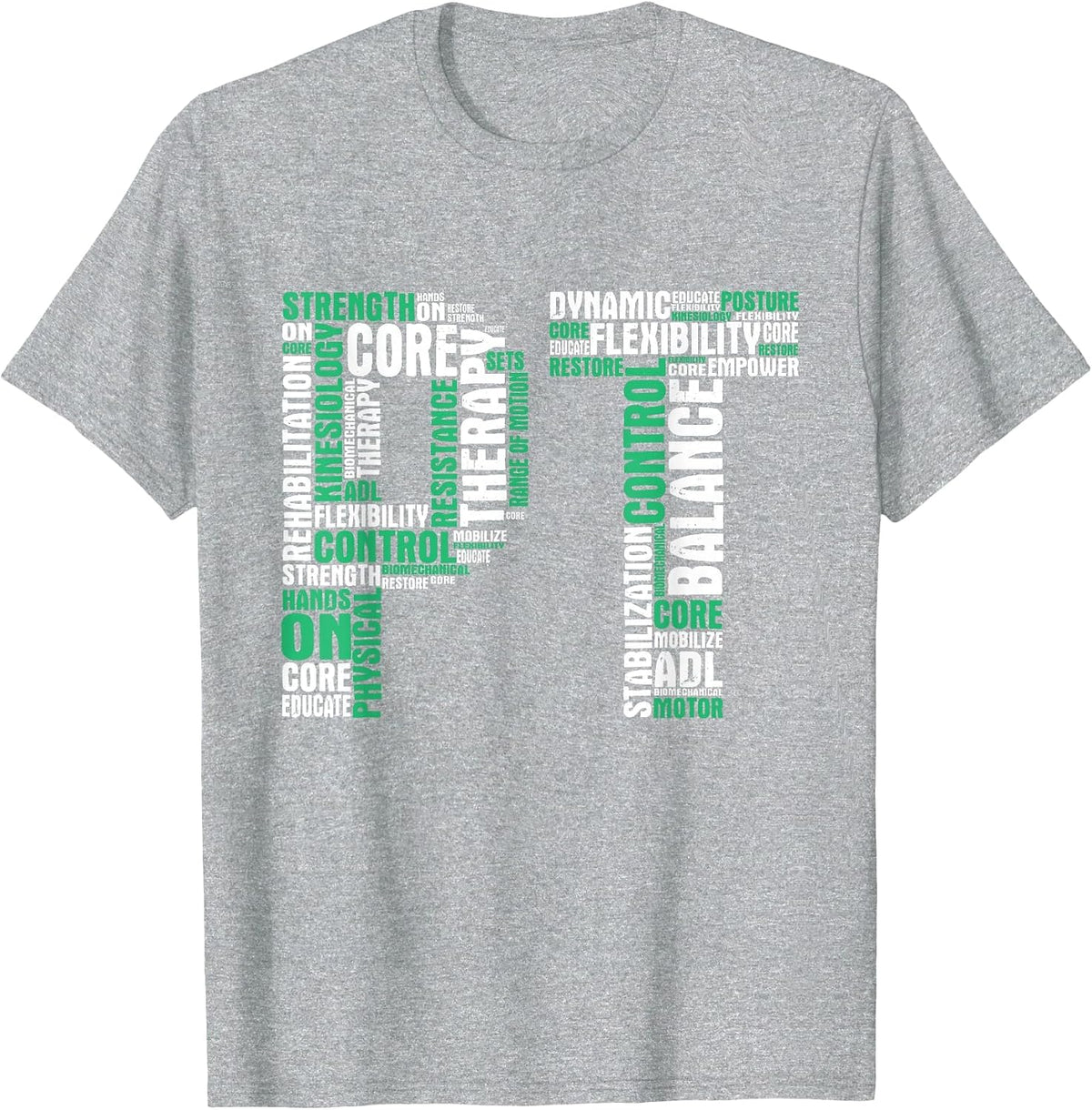PT Physical Therapist Therapy Assistant Physiotherapy DPT T-Shirt - Heather Grey