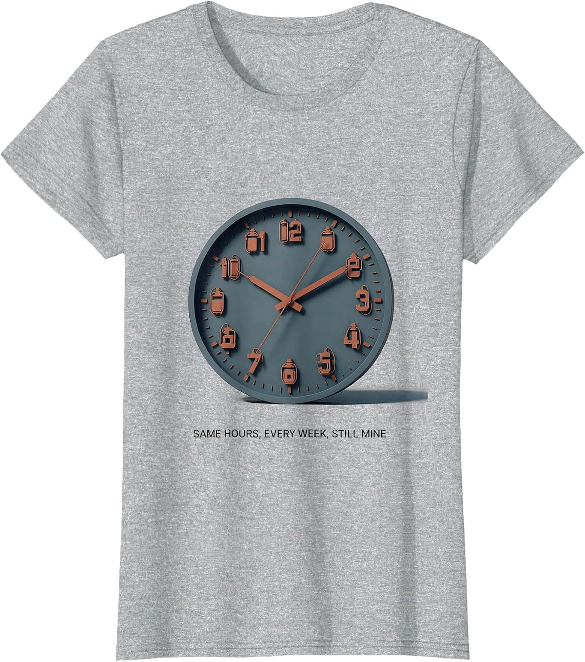 Same Hours, Every Week, Still Mine Dialysis Nurse Nephrology T-Shirt - Heather Grey