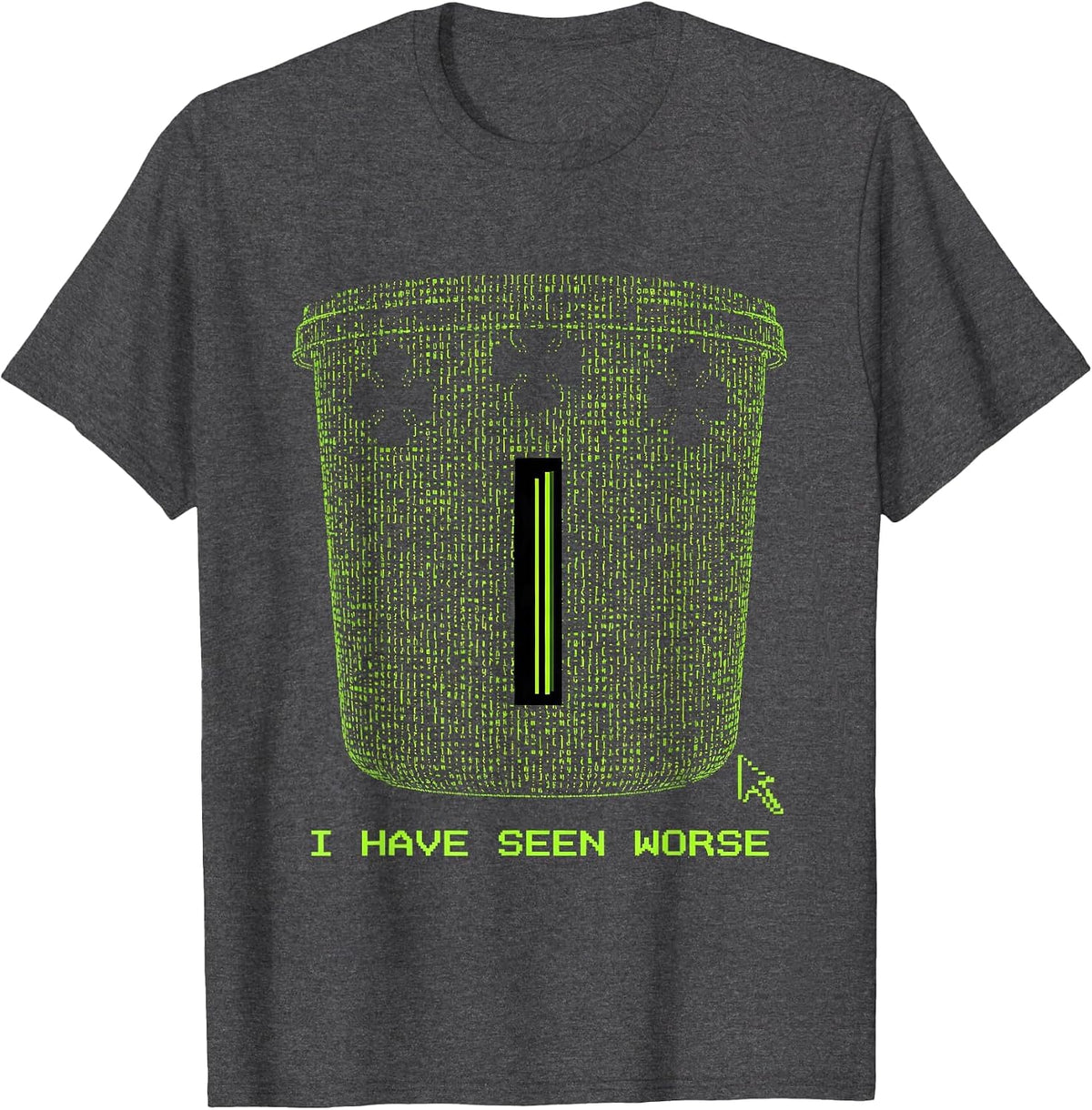Men's I Have Seen Worse Funny Nurse Humor Appreciation Gift T-Shirt - Dark Heather Grey