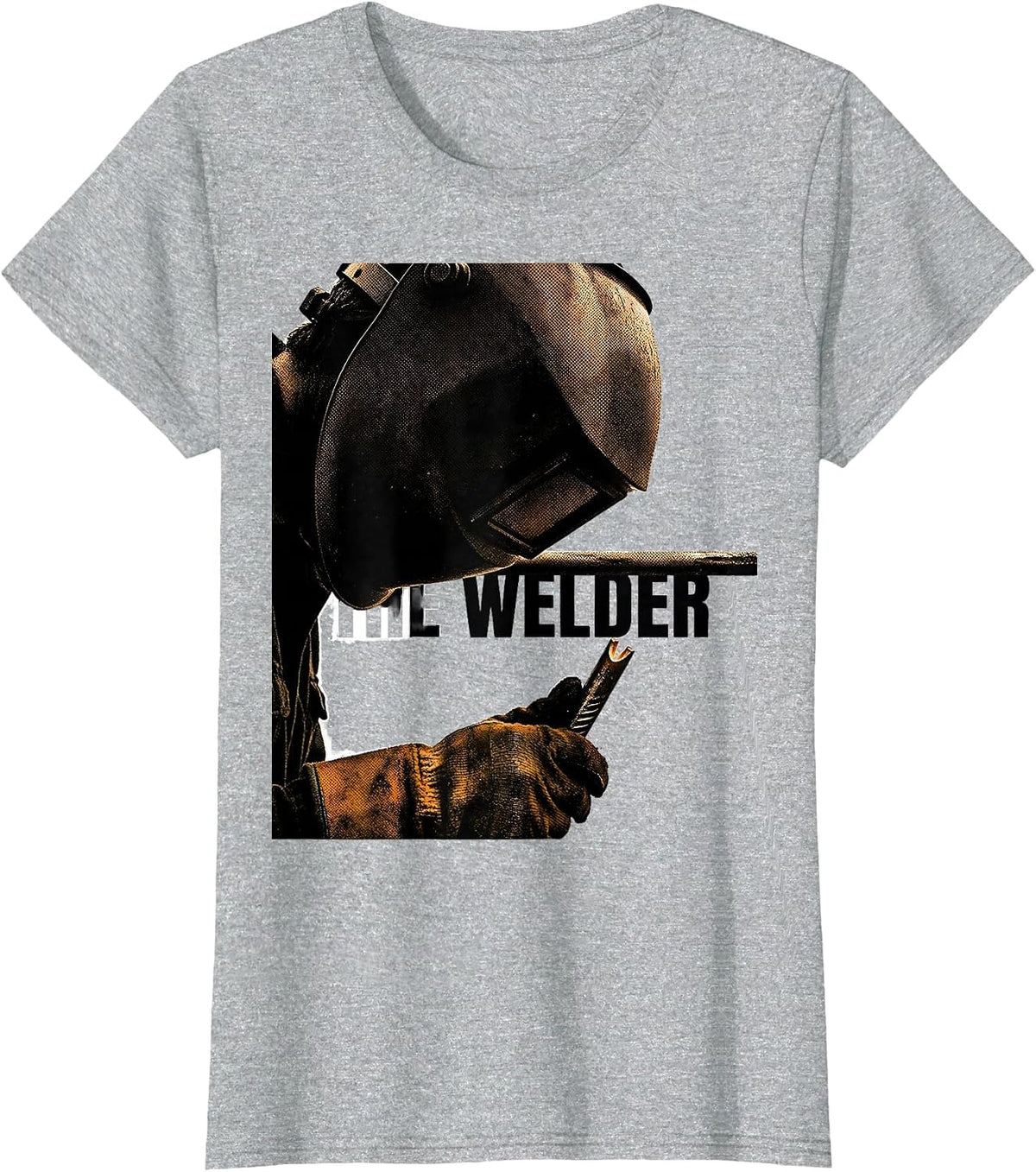 THE WELDER Funny Welding Metal Worker Trade Humor T-Shirt - Heather Grey