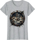 Iron Sharpens Iron Chess Battle Graphic Tee T-Shirt - Heather Grey