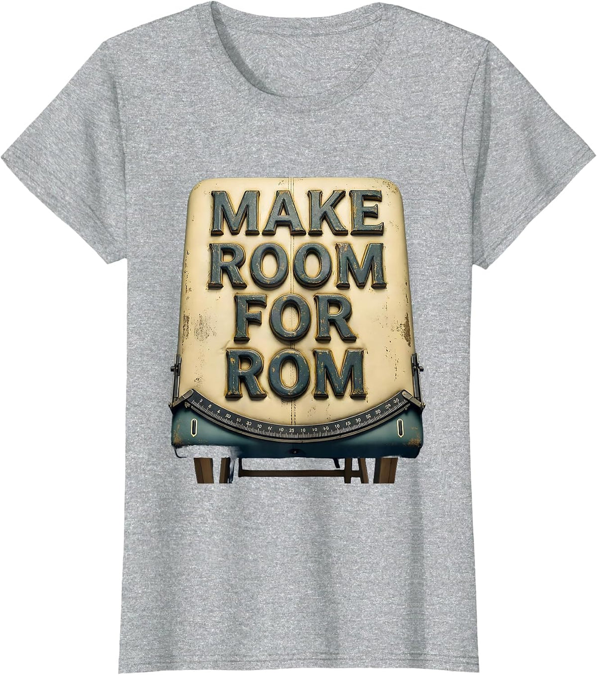 Make Room For ROM Vintage Physical Therapist OT PT Humor T-Shirt - Heather Grey