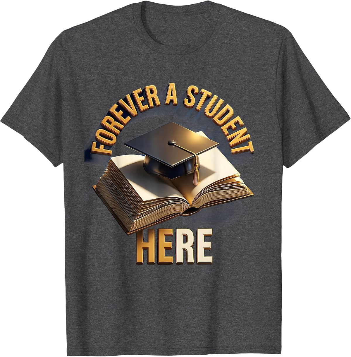 It's a Beautiful Day for Learning Student Design T-Shirt - Dark Heather Grey