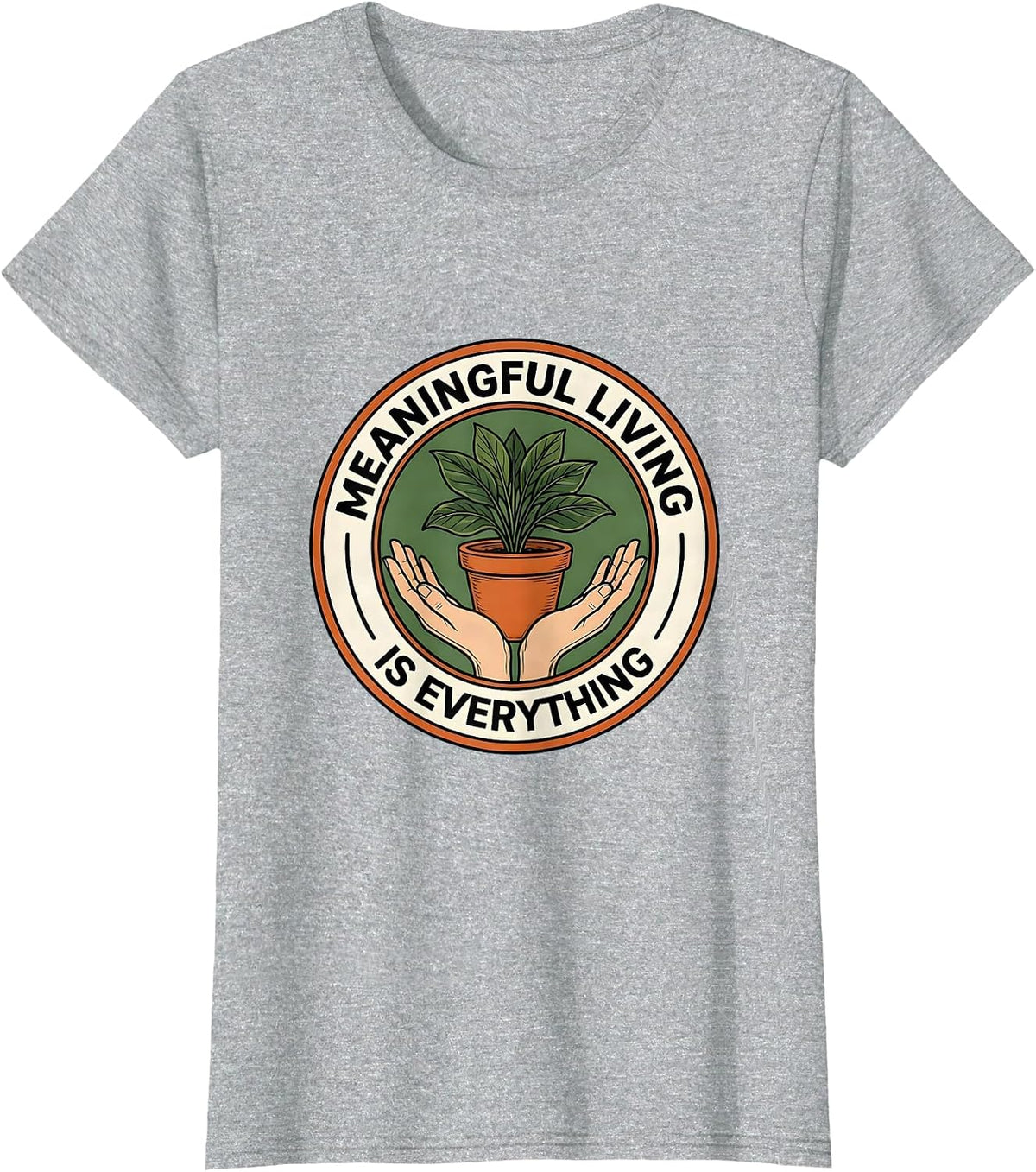 Women's Meaningful Living Is Everything Occupational Therapy T-Shirt - Heather Grey