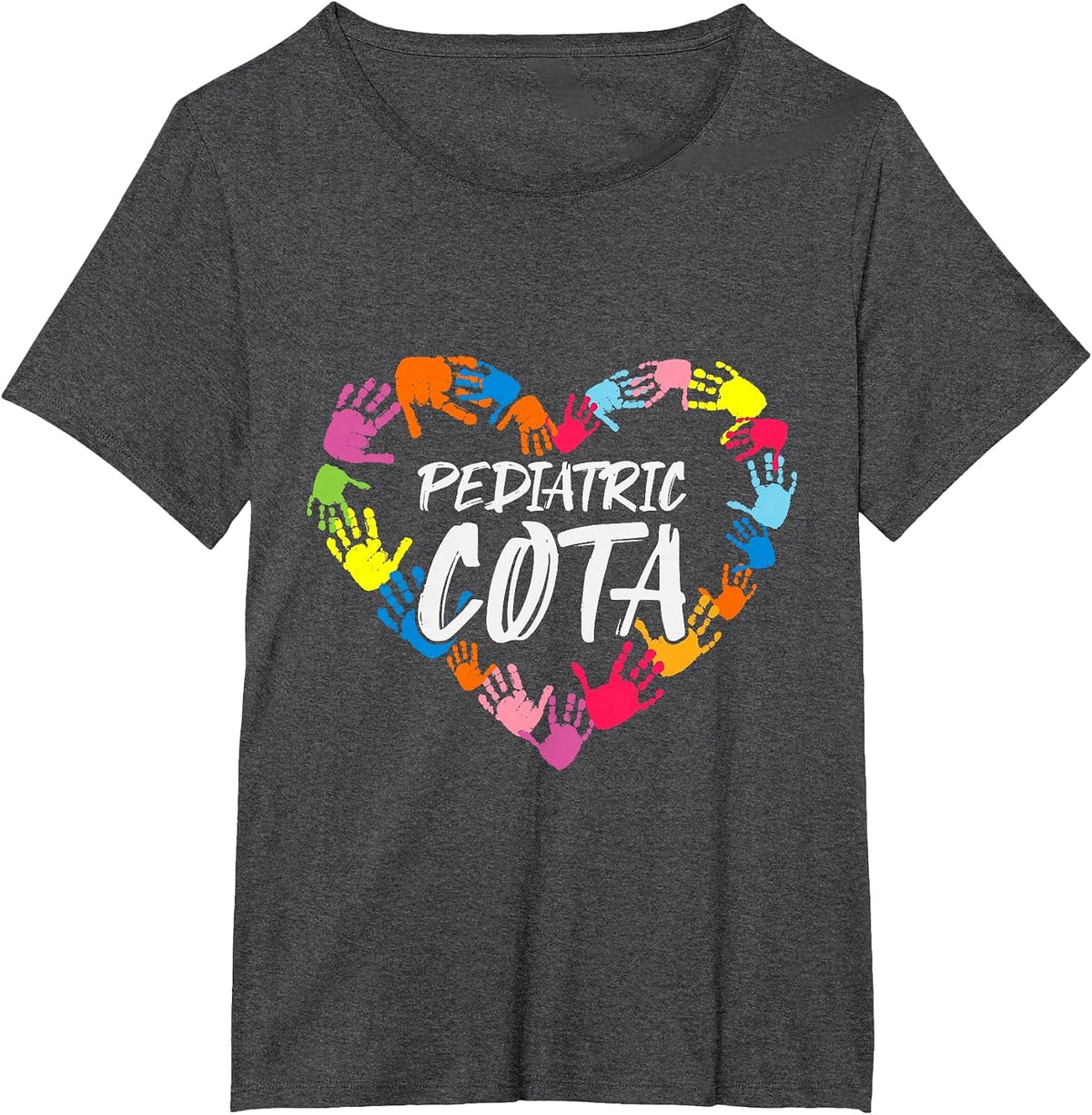 Pediatric COTA Pediatric Occupational Therapy Assistant T-Shirt - Dark Heather Grey