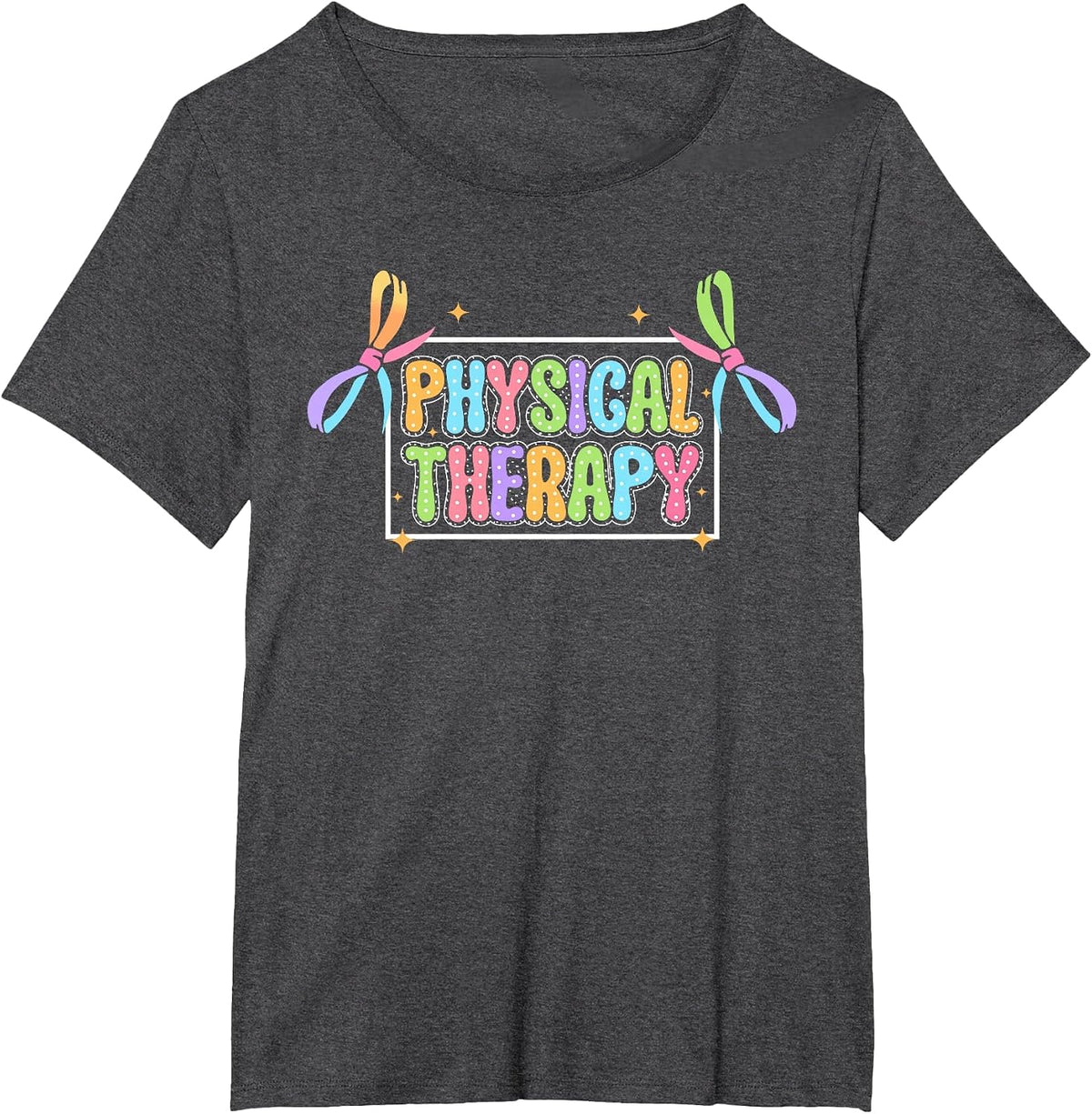 Physical Therapy PT PTA Physical Therapist T-Shirt - Dark Heather Grey
