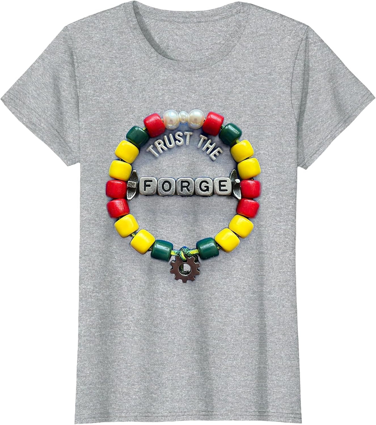 Women's Trust the Forge Valley Forge Automotive Design T-Shirt - Heather Grey