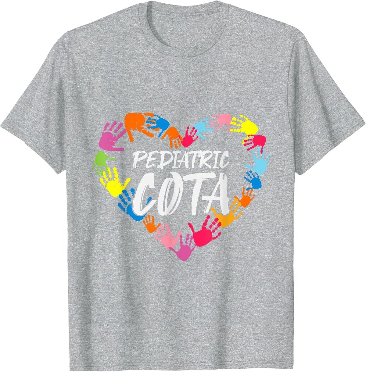 Pediatric COTA Pediatric Occupational Therapy Assistant T-Shirt - Heather Grey