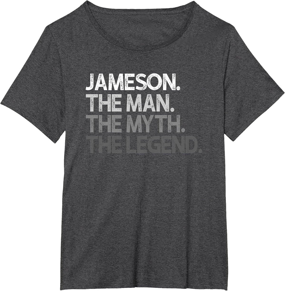 Jameson Design: The Man Myth Legend T-Shirt - Dark Heather Grey