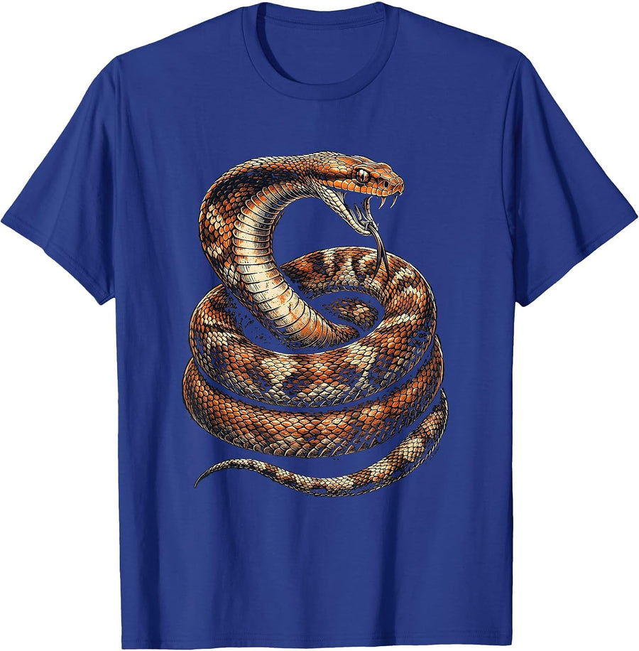 Serpent Torque Wrench Mechanic Graphic Design T-Shirt - Royal Blue
