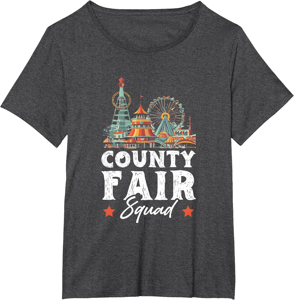 County Fair Squad T-Shirt - Dark Heather Grey