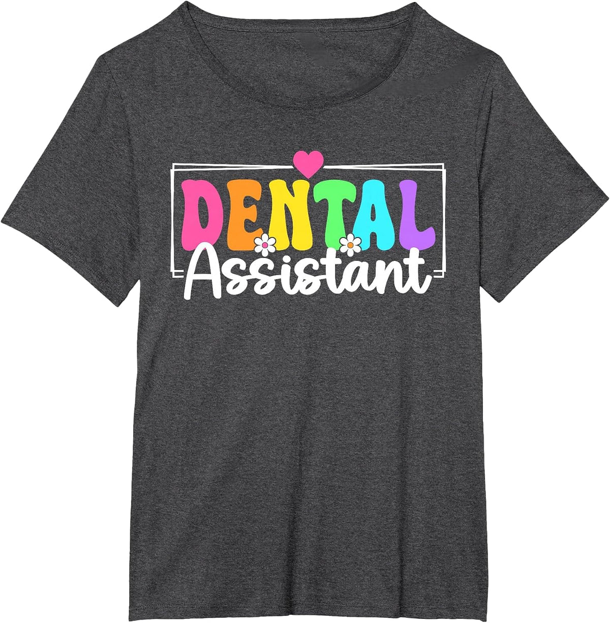Dental Assistant Back to School Dental Hygienist Dentist T-Shirt - Dark Heather Grey