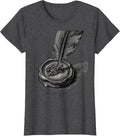 Women's Such Is My Will Vintage Shakespeare Literary Humor Theatre T-Shirt - Dark Heather Grey