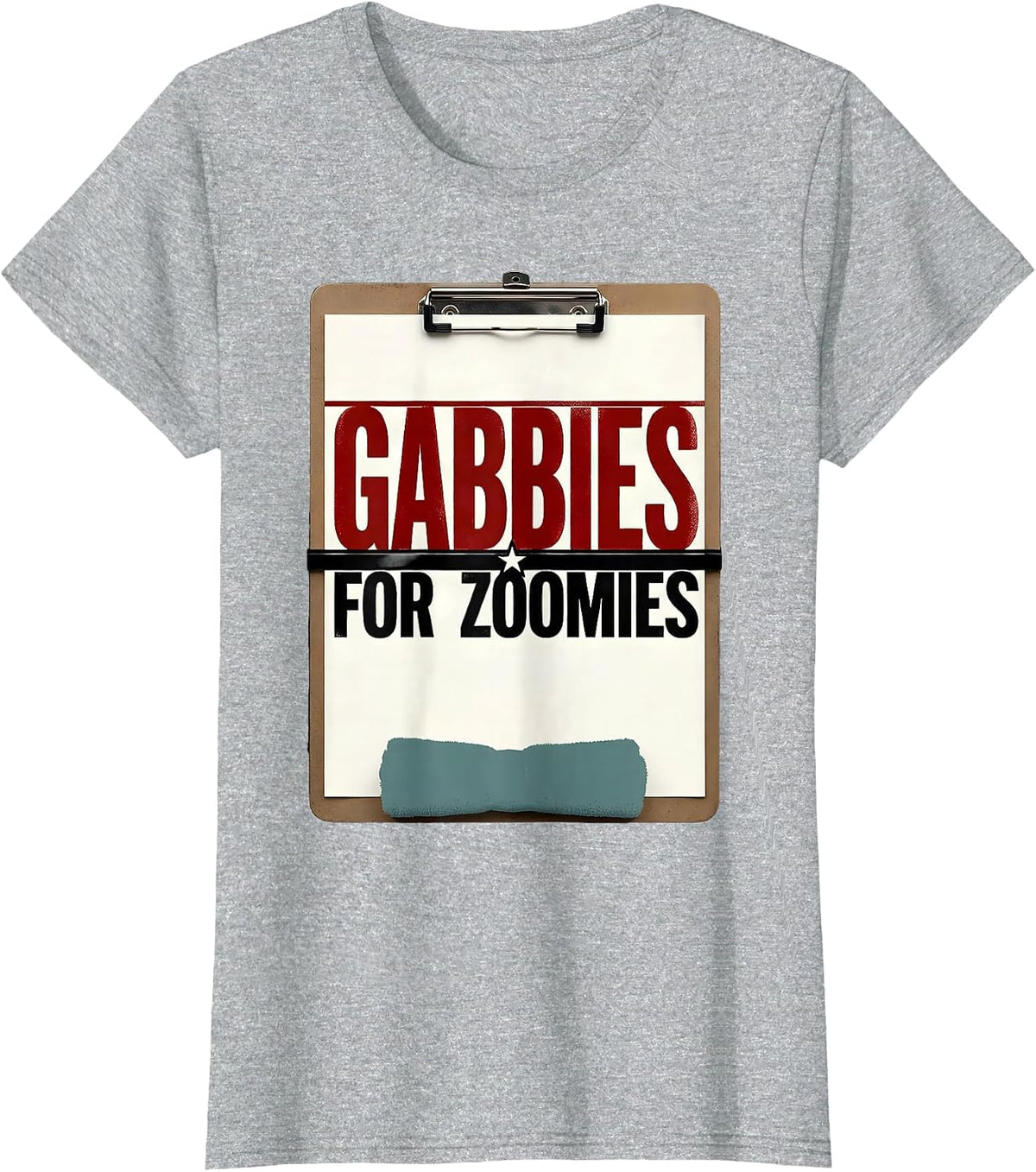 Gabbies For Zoomies Funny Vet Tech Veterinary Technician T-Shirt - Heather Grey