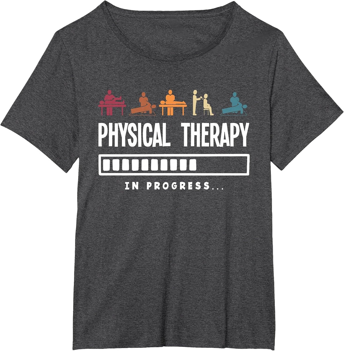 PTA Physical Therapy Assistant Physical Therapy Patient T-Shirt - Dark Heather Grey