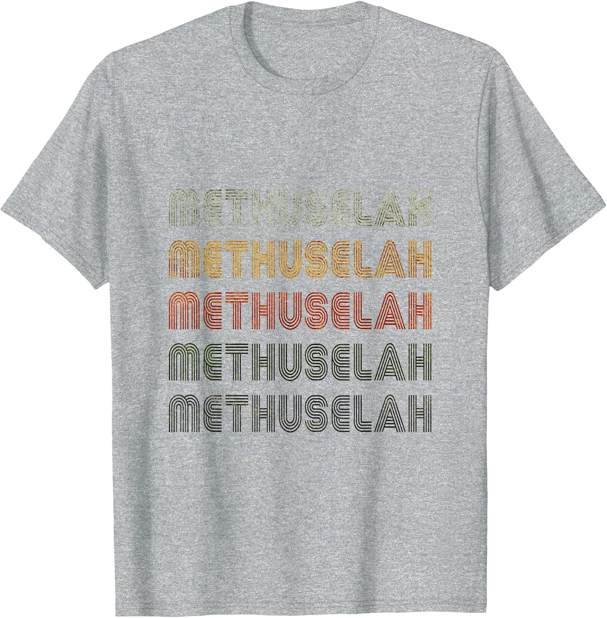 Love Heart Methuselah T-Shirt Grunge Vintage Black Methuselah T-Shirt - Heather Grey