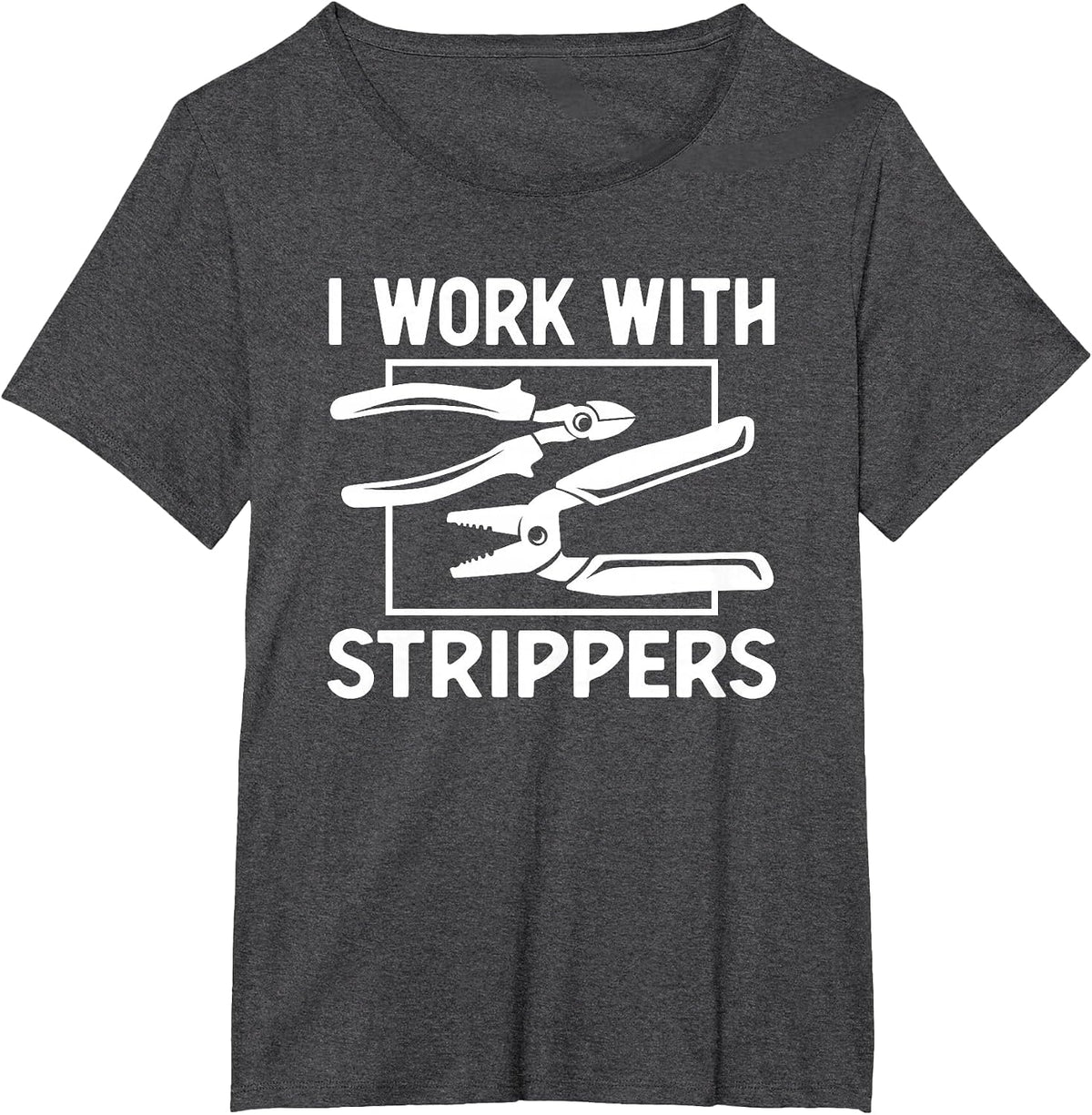 Funny Electrician Art for Men Dad Electronics Engineer Humor T-Shirt - Dark Heather Grey