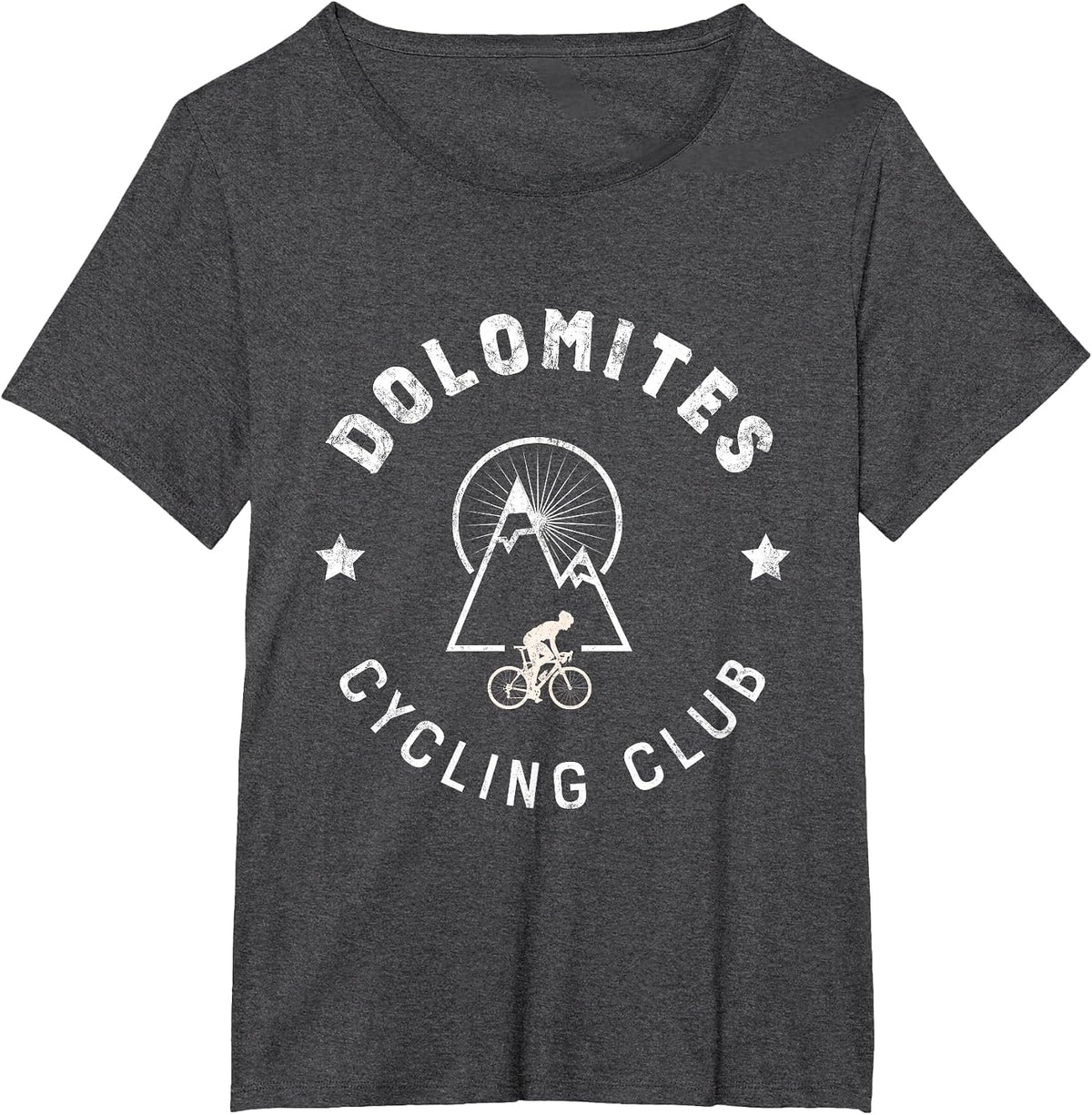Dolomites Cycling Club Product T-Shirt - Dark Heather Grey