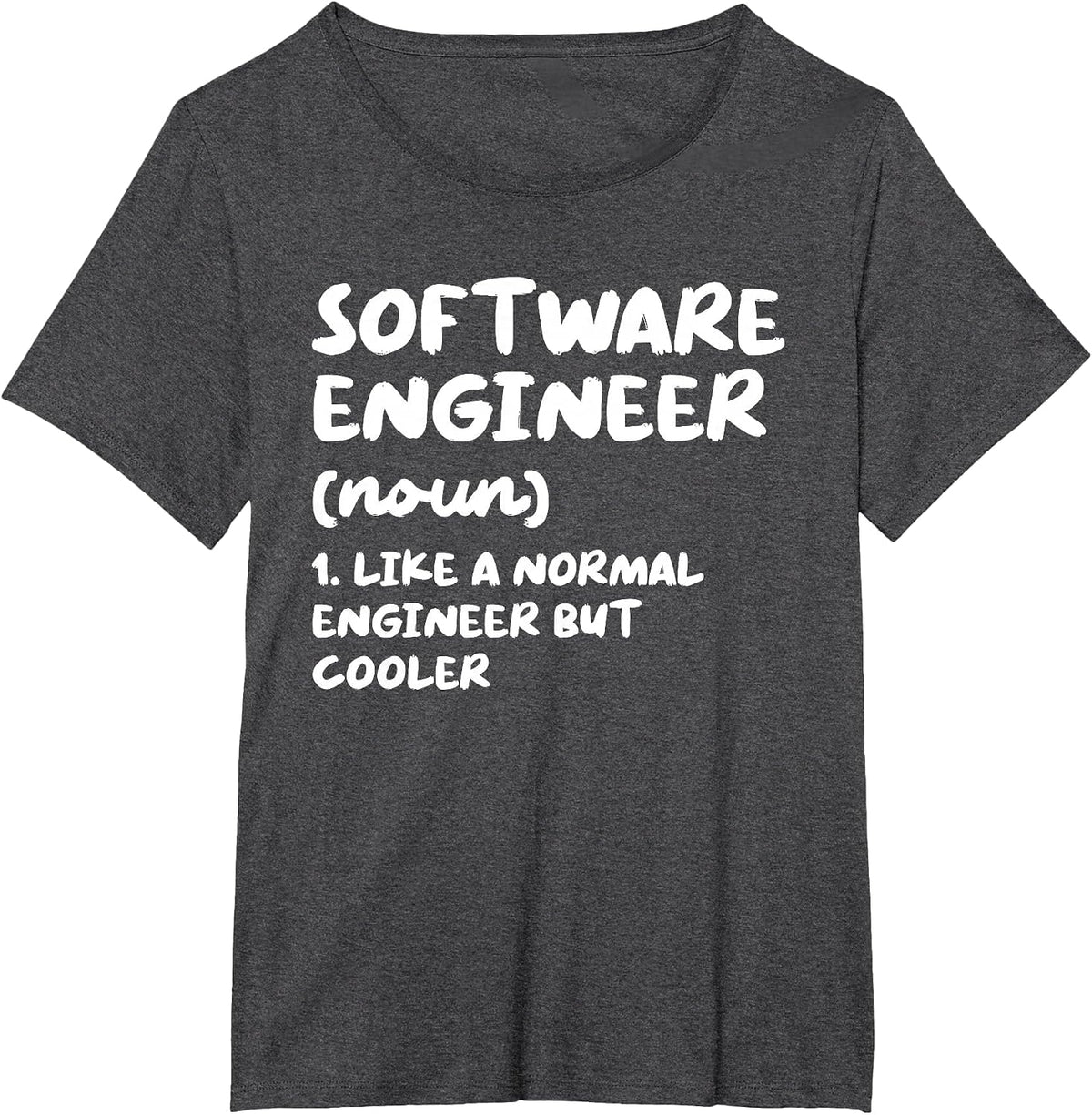 Software Engineer Definition Funny Engineering T-Shirt - Dark Heather Grey