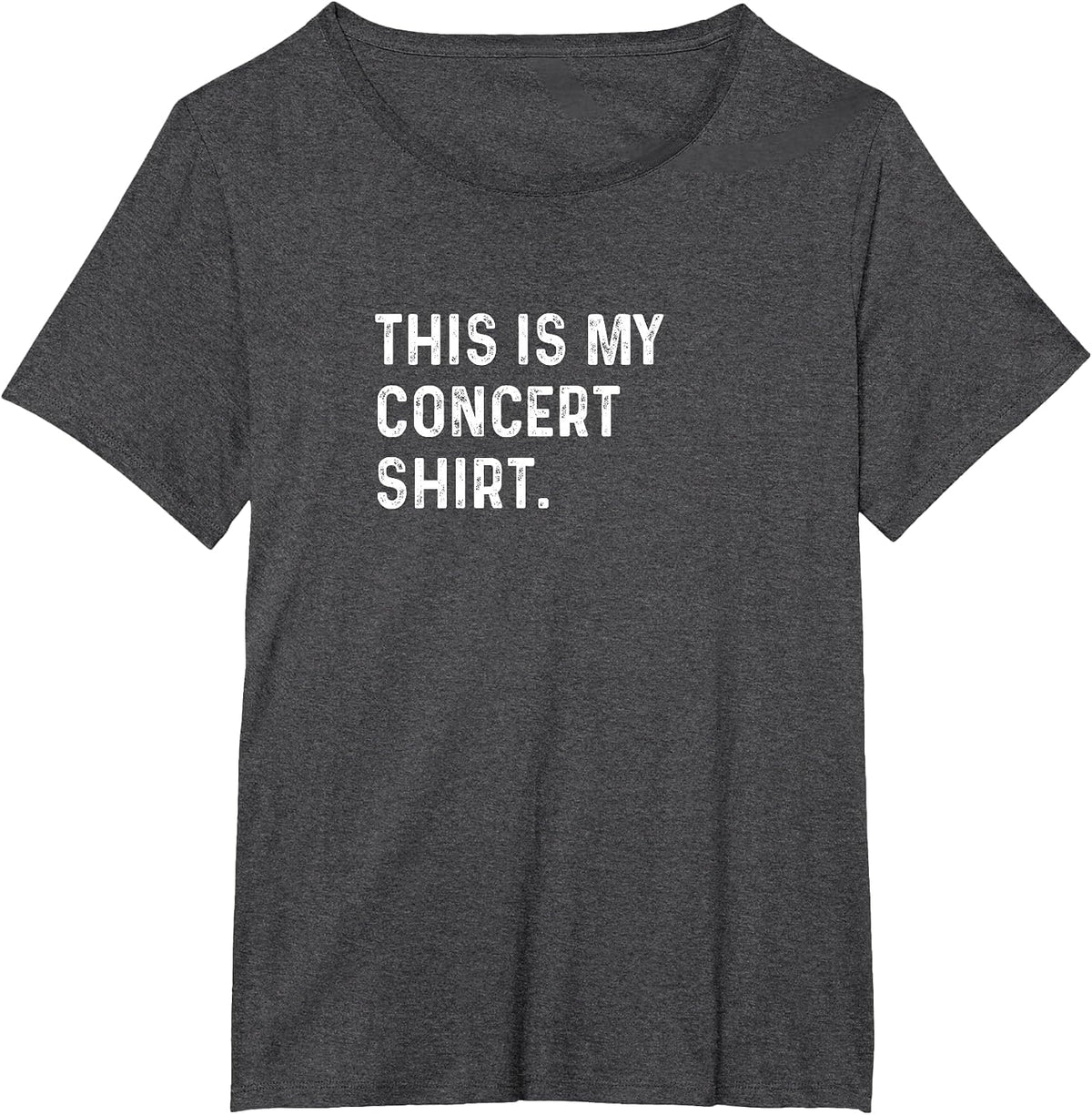 This is My Concert Shirt - Rock Jazz Indie Country Music T-Shirt - Dark Heather Grey