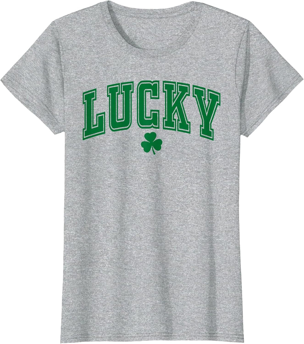 St Pattys Day Lucky Shamrock St. Patrick's Day Men Women T-Shirt - Heather Grey