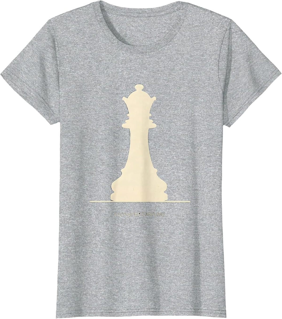 I Consider Castling Vintage Chess Player Humor Gift T-Shirt - Heather Grey