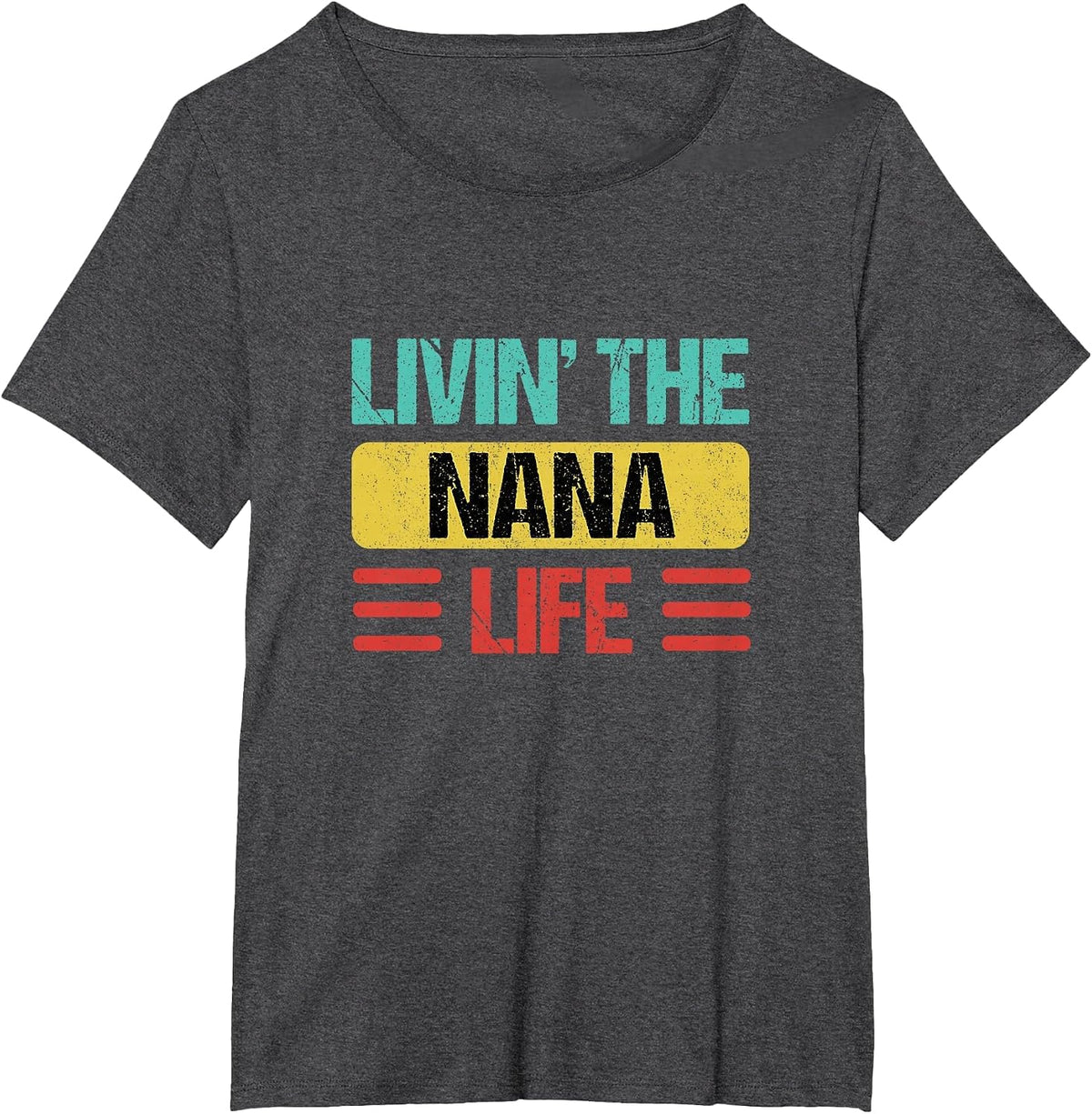 Nana Name T-Shirt - Dark Heather Grey