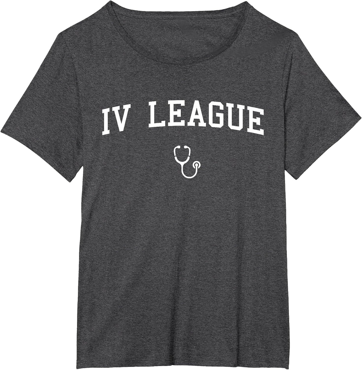 Nurse Week Appreciation Minimalist Nurse T-Shirt - Dark Heather Grey
