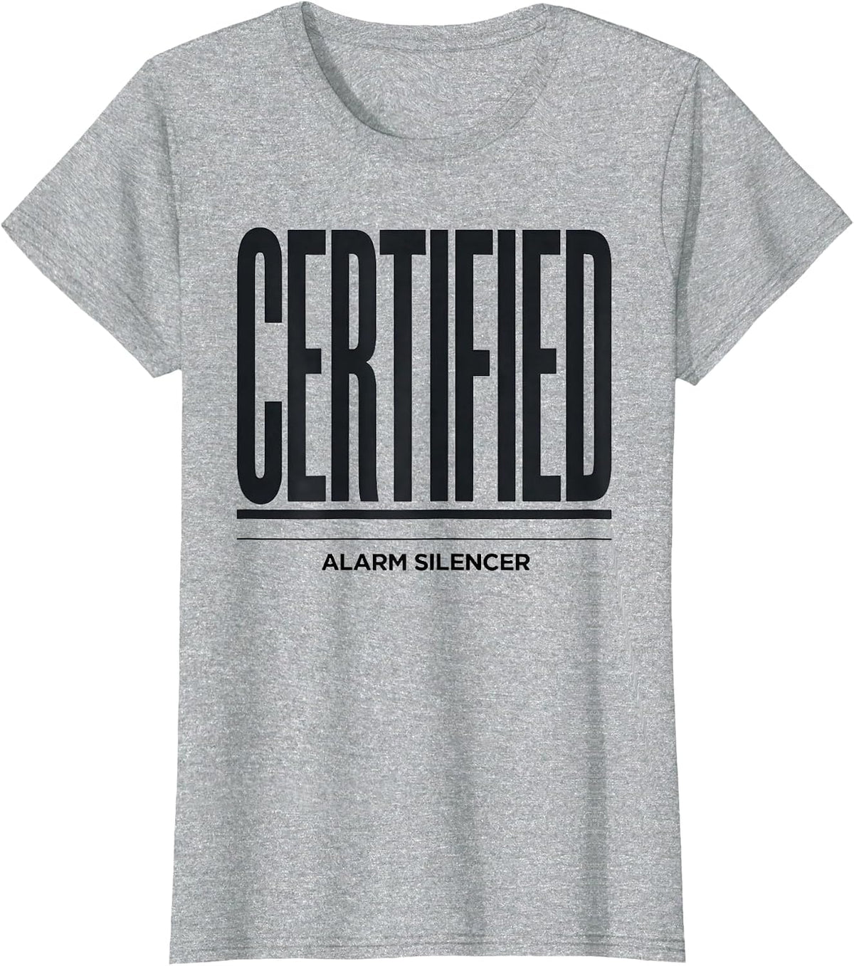 Women's Certified Alarm Silencer Dialysis Nurse Nephrology T-Shirt - Heather Grey