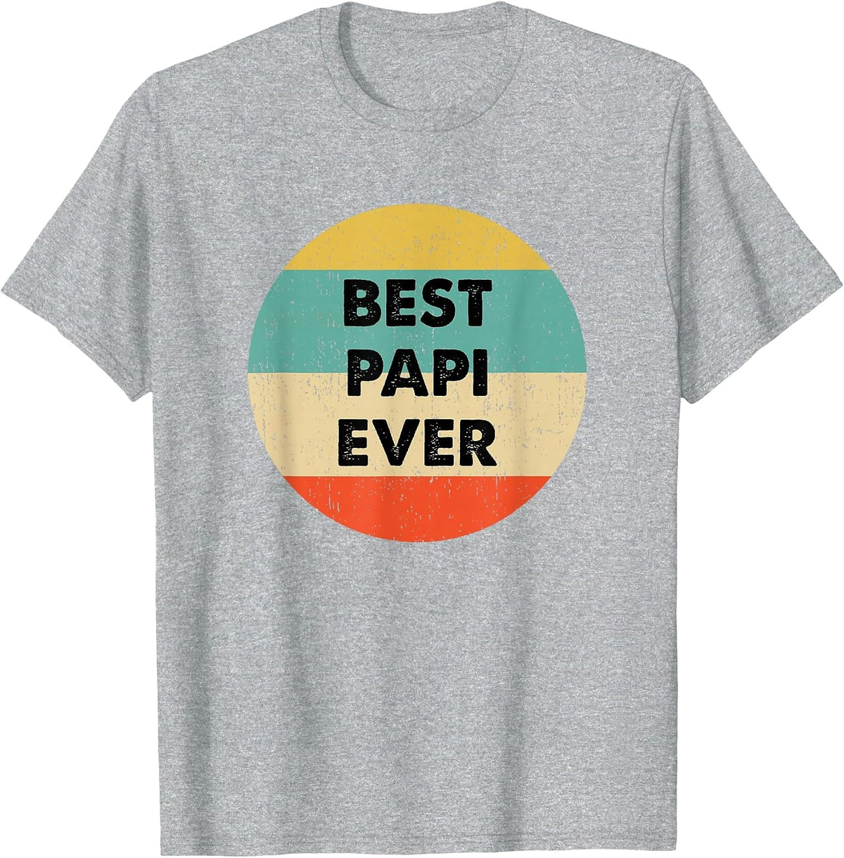 Best Papi Ever T-Shirt - Heather Grey