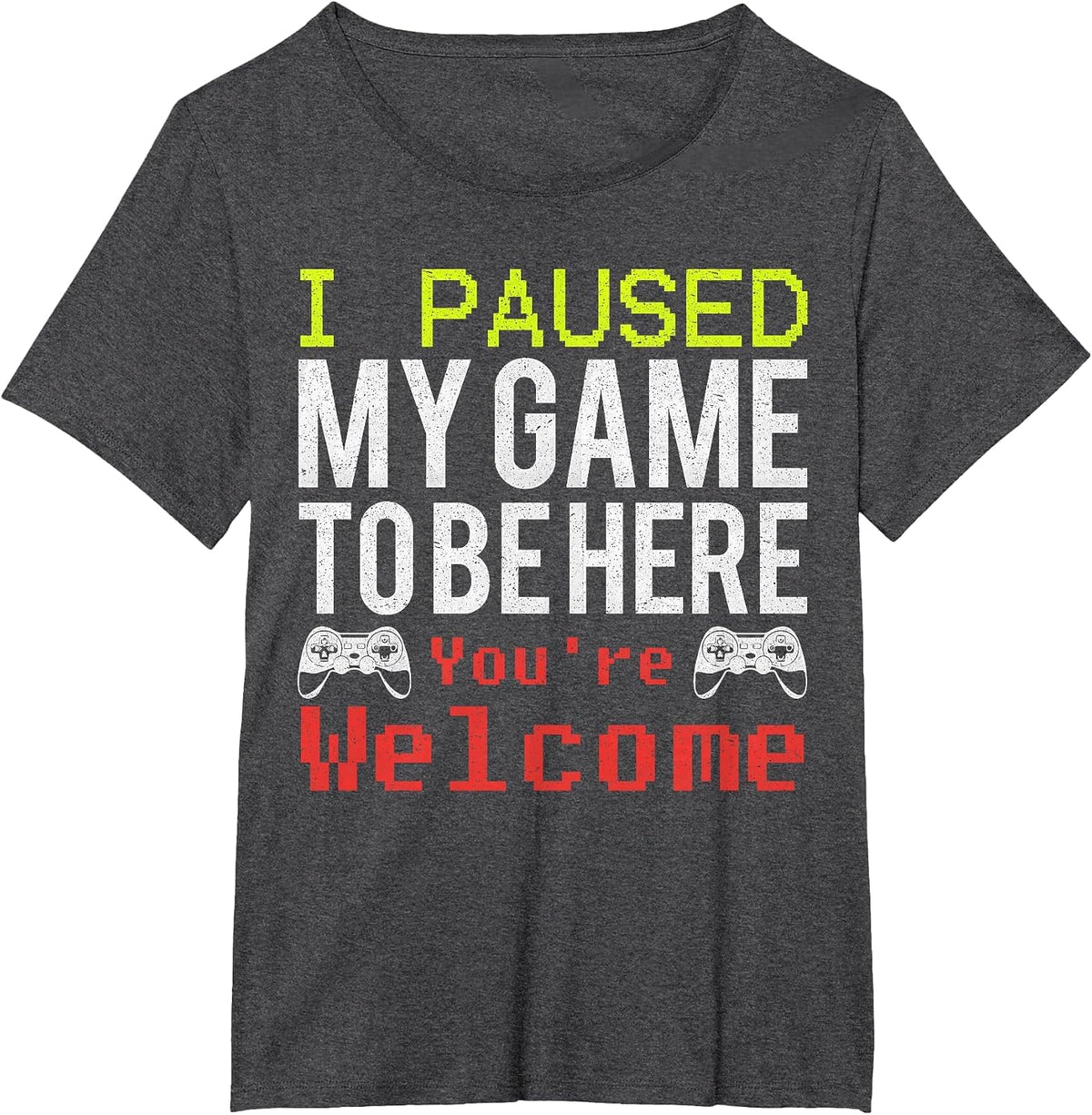 Video Game Shirt for Gamers T-Shirt - Dark Heather Grey