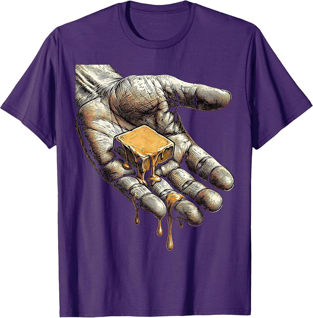 Men's Periodic Table Element Lick Chemistry Science T-Shirt - Purple