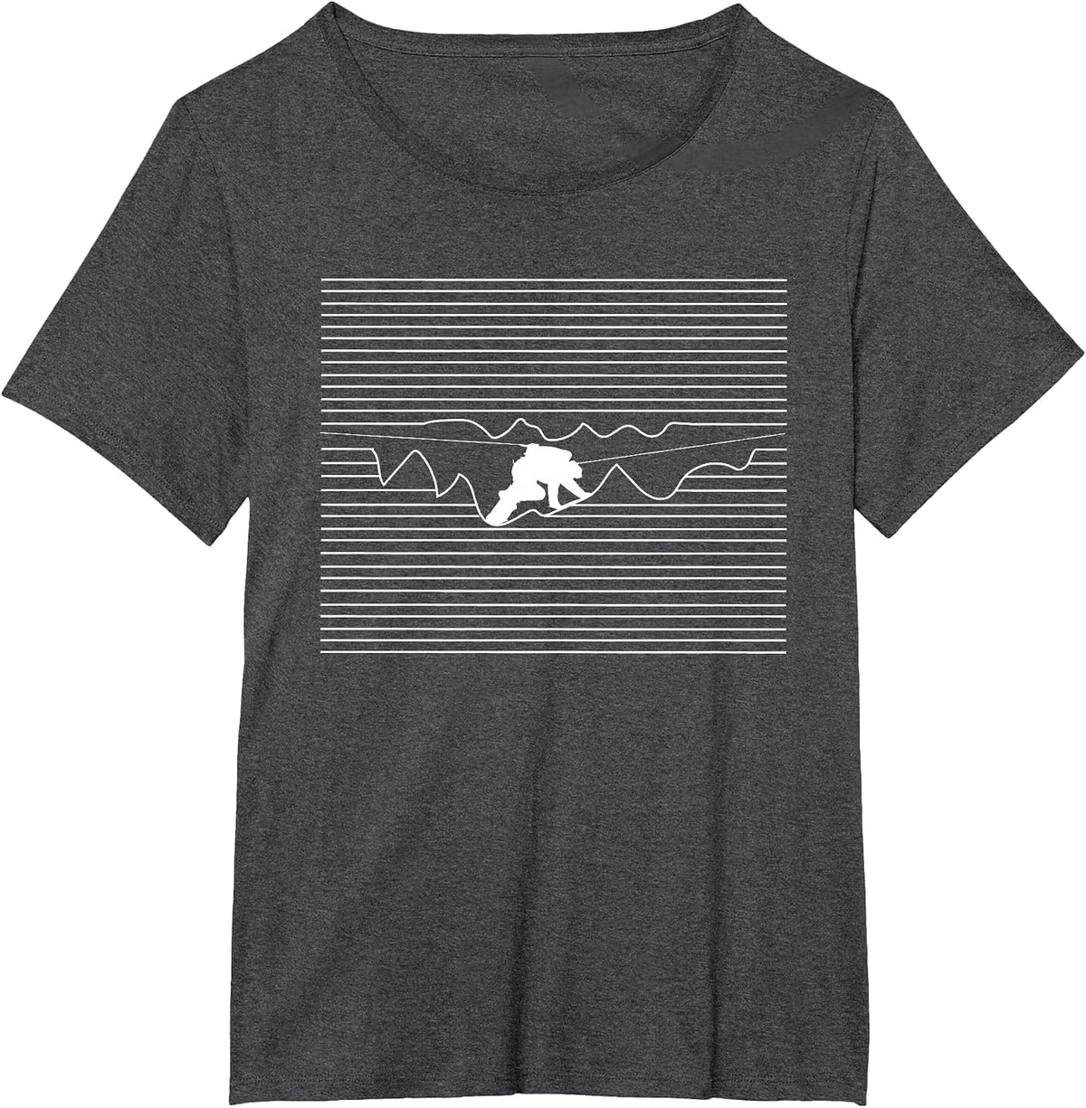 Caving Design for a Cave Explorer T-Shirt - Dark Heather Grey