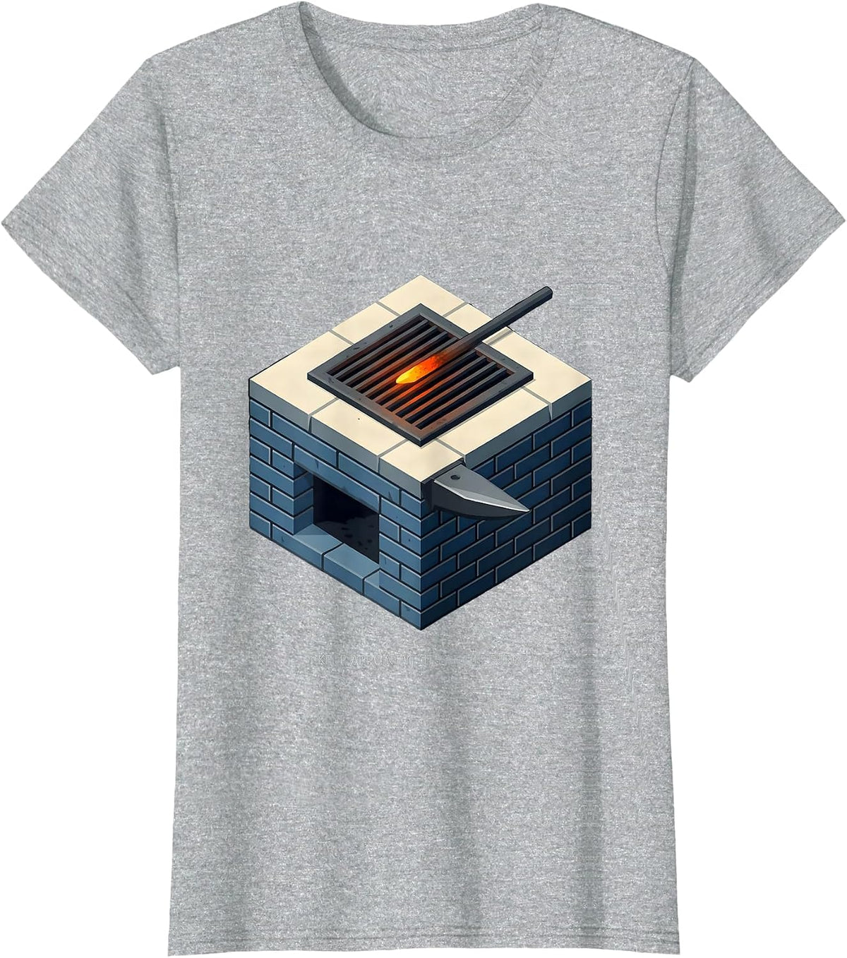 I Keep Appointments At The Forge Funny Blacksmith T-Shirt - Heather Grey